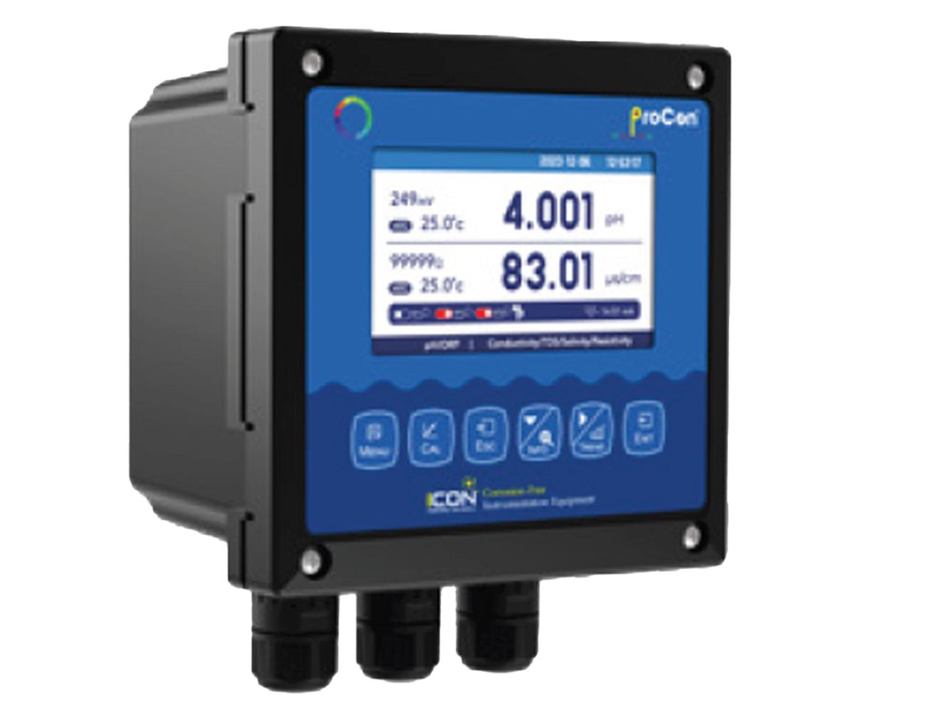 Conductivity Controller - 0-500 mS/cm, Dual Input, RS485 | ProCon C500 Series