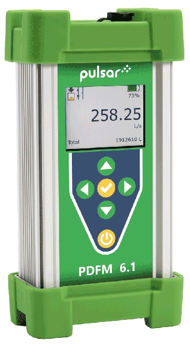 Portable Doppler Flow Meter - 0.1-40ft/s, IP67 | Greyline PDFM 6.1
