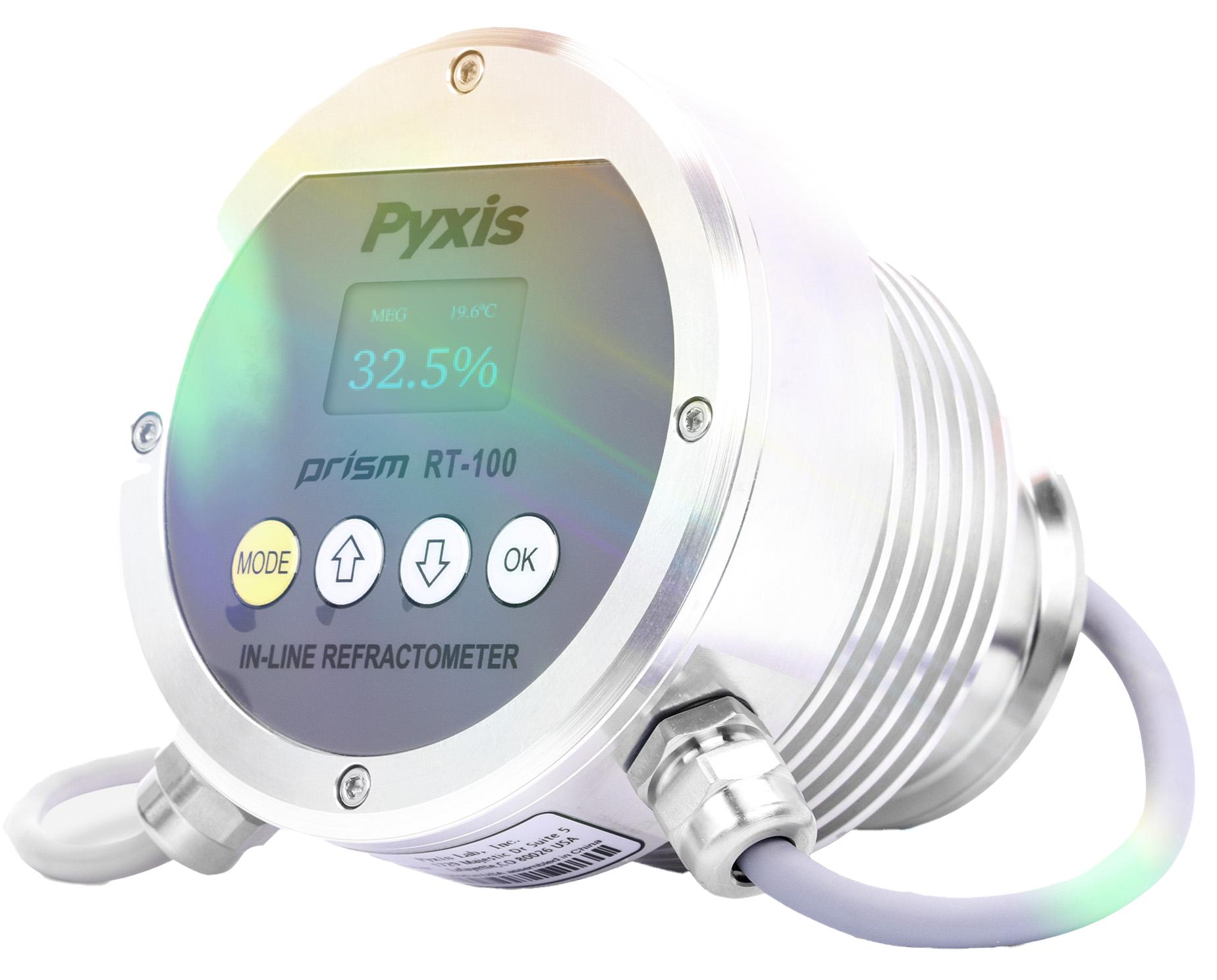Inline Digital Refractometer - 4-20mA Modbus | Pyxis RT-100 PRISM