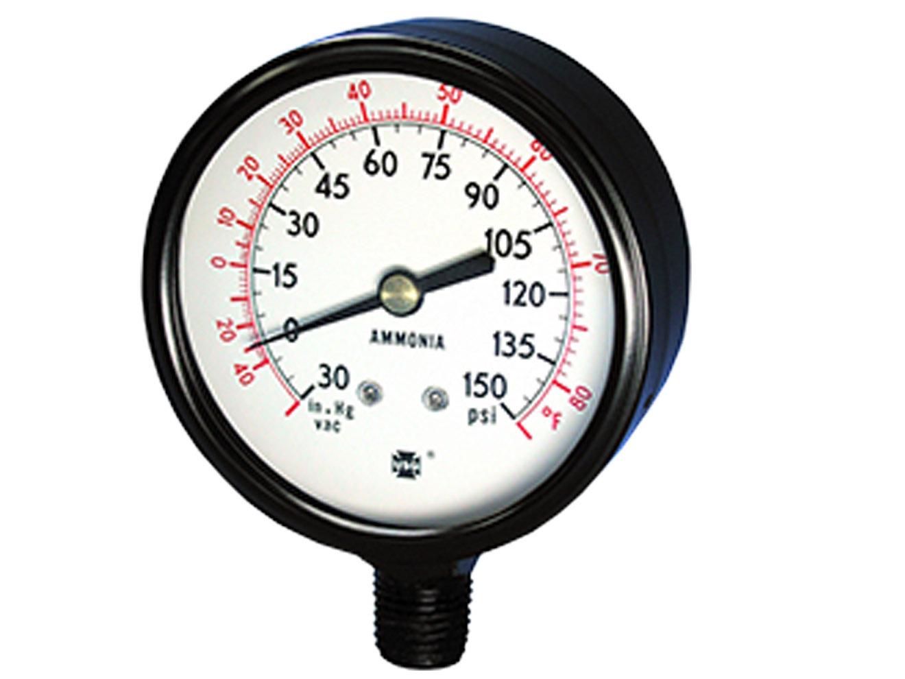Ammonia Refrigerant Pressure Gauge | US Gauge 1706