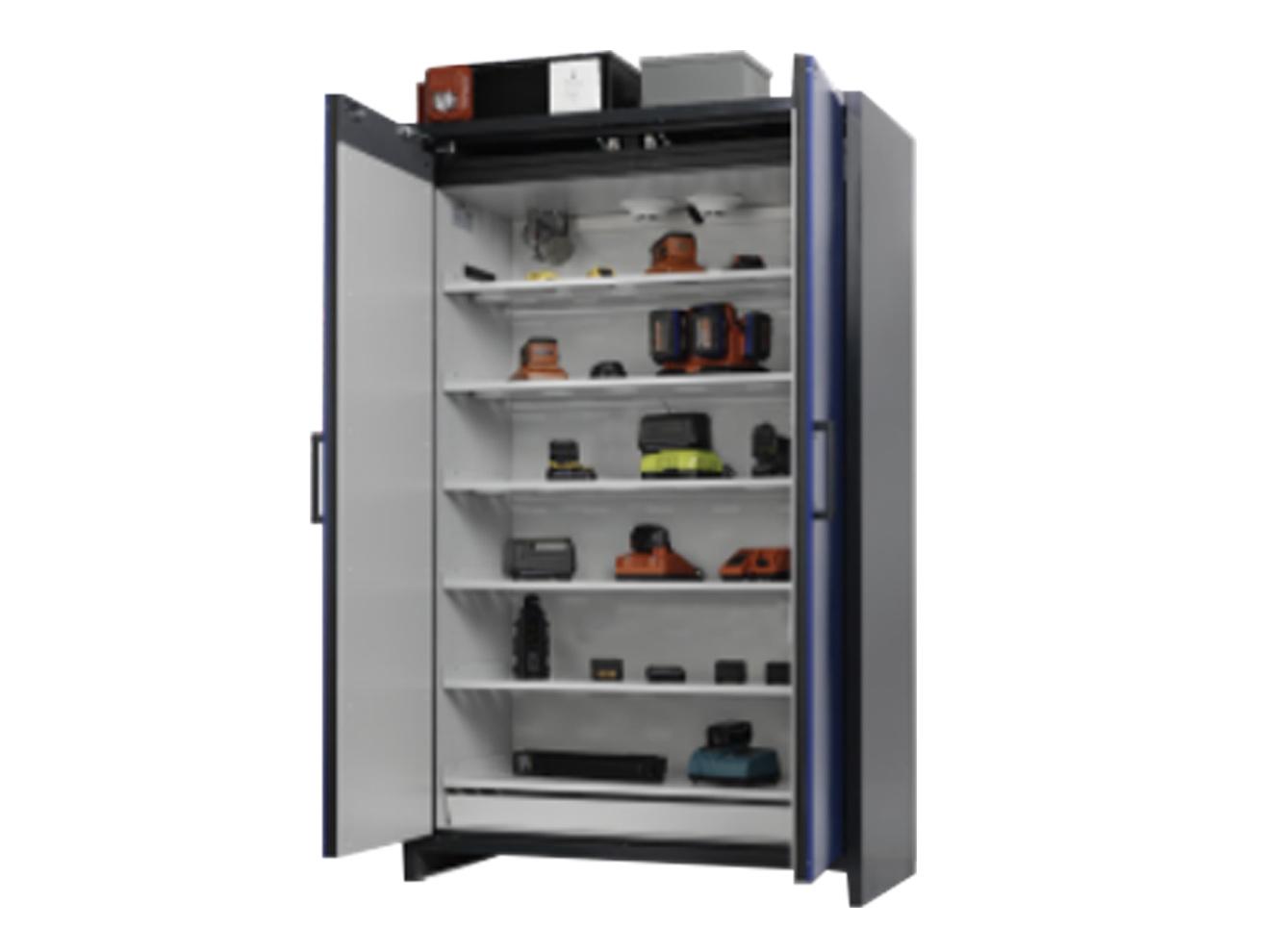 Lithium-Ion Battery Storage Cabinet - 90min Fire Rated | Asecos ION-SDA