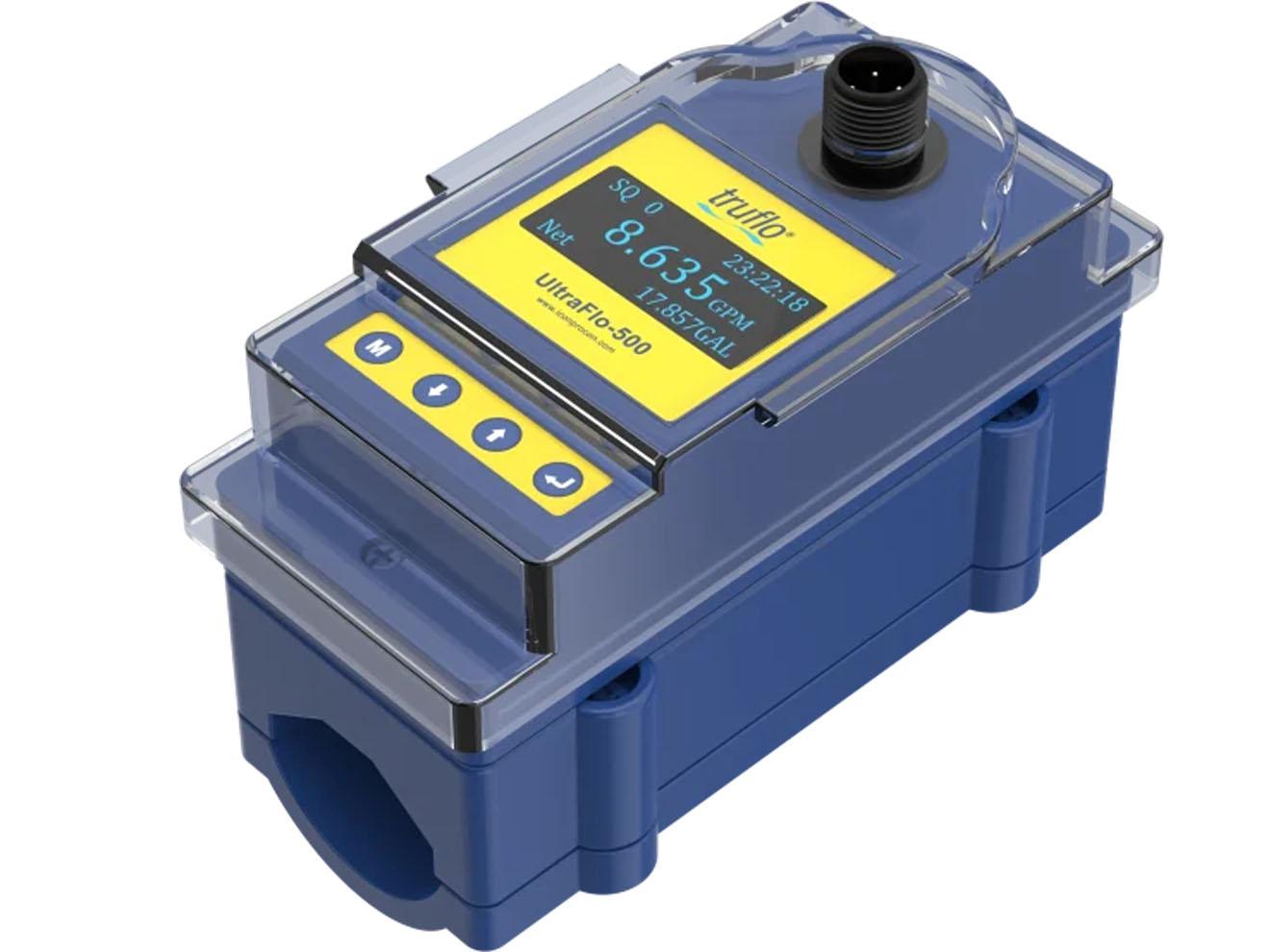 Ultrasonic Flow Meter Sensor - 0.3-15ft/s, No Pipe Cutting | ICON UF500 Series