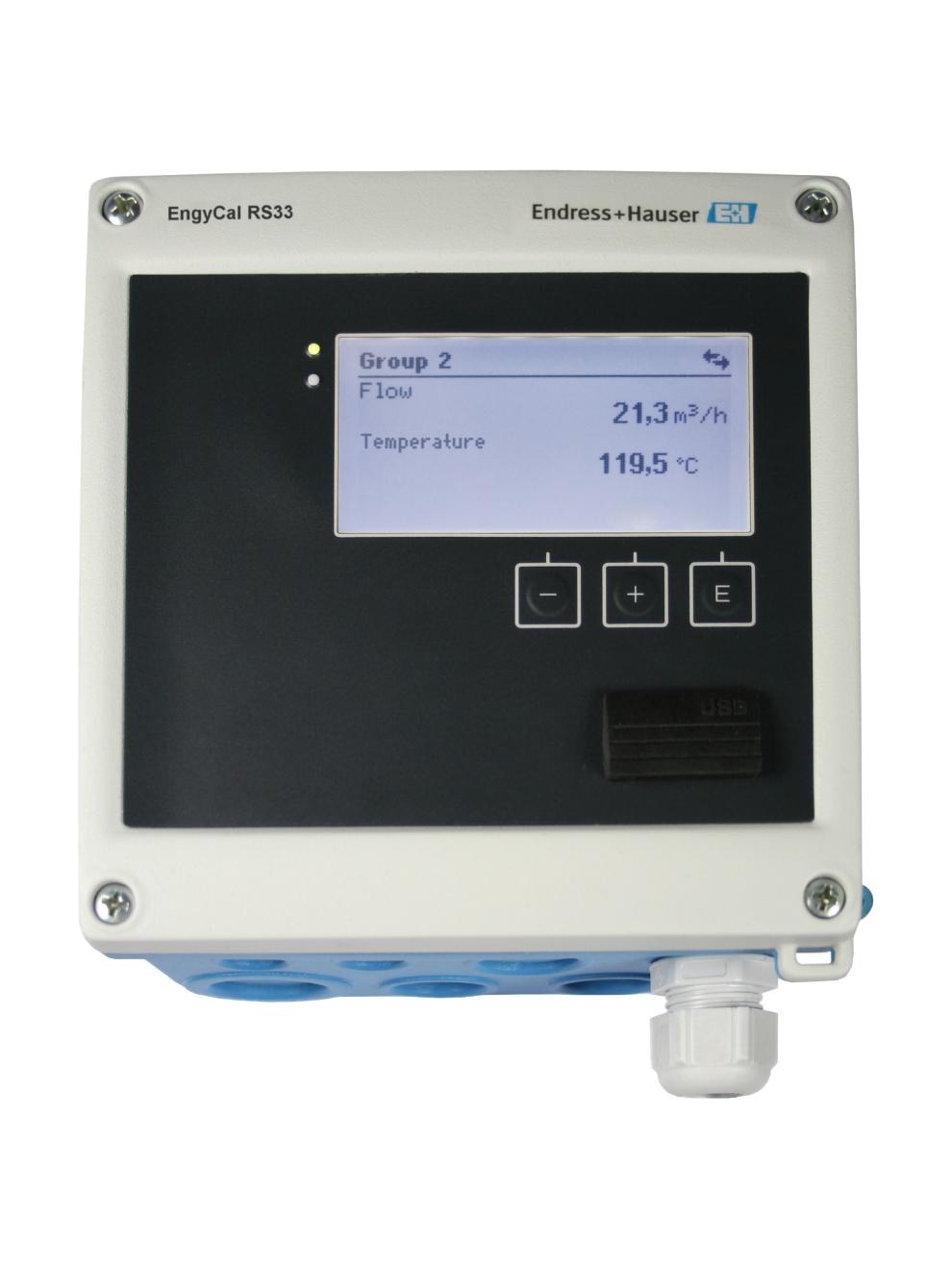 Steam Mass & Energy Flow Calculator | E+H EngyCal RS33