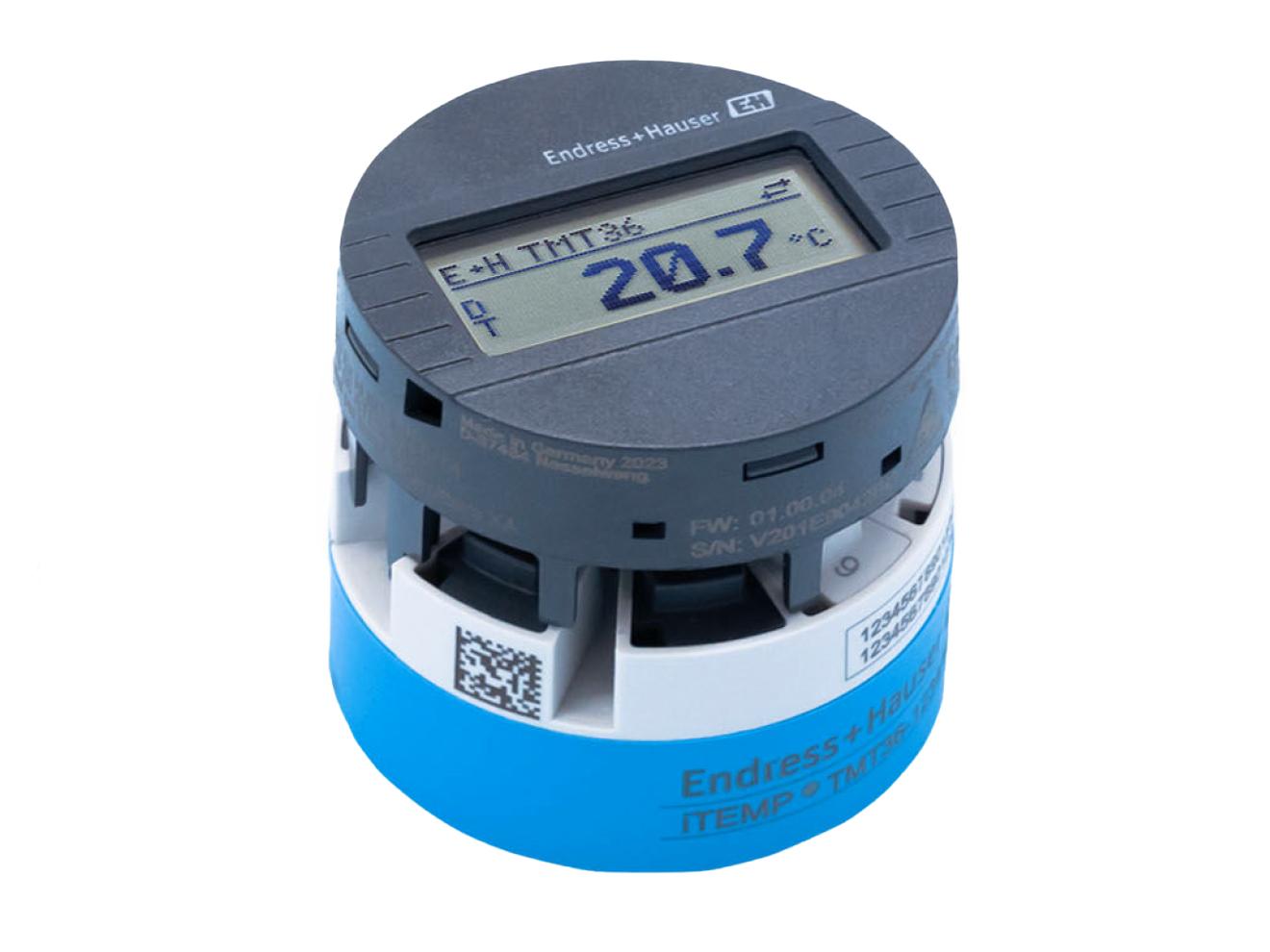 IO-Link Temperature Transmitter - Pt100 PNP/NPN Output | E+H iTEMP TMT36