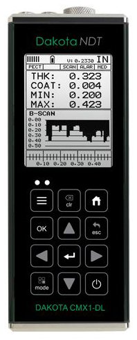 CMX Series Ultrasonic Thickness Gauge - A-Scan/B-Scan | Dakota NDT CMX
