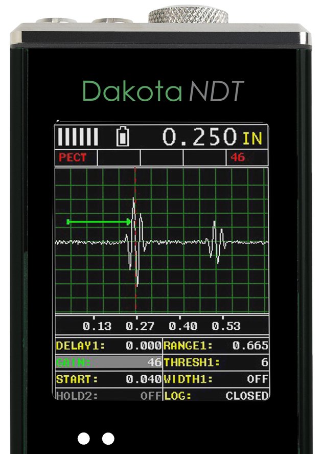CMX Series Ultrasonic Thickness Gauge - A-Scan/B-Scan | Dakota NDT CMX