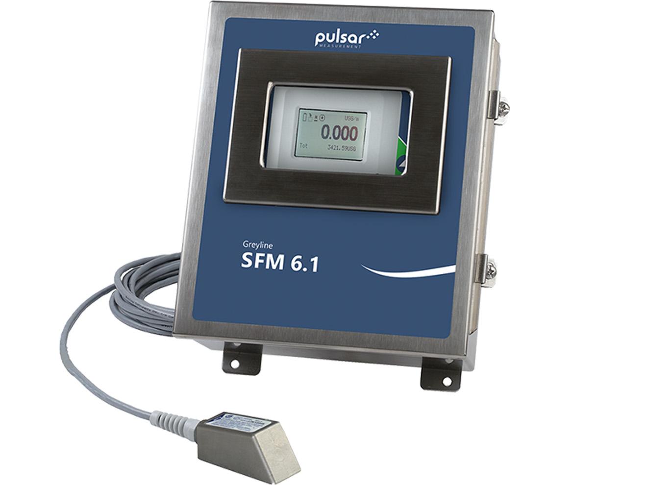 Doppler Slurry Flow Meter - Clamp-On, 0.1-40ft/s | Greyline SFM 6.1