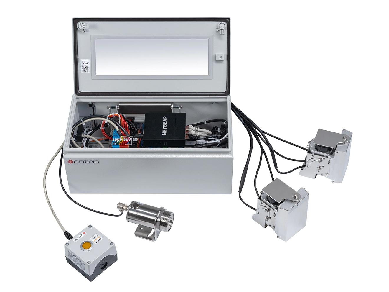Glass Bottom Inspection System - Dual Cameras | Optris