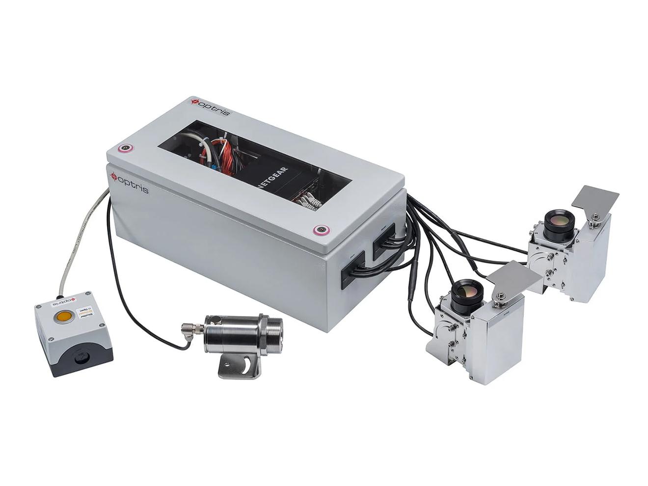 Glass Bottom Inspection System - Dual Cameras | Optris