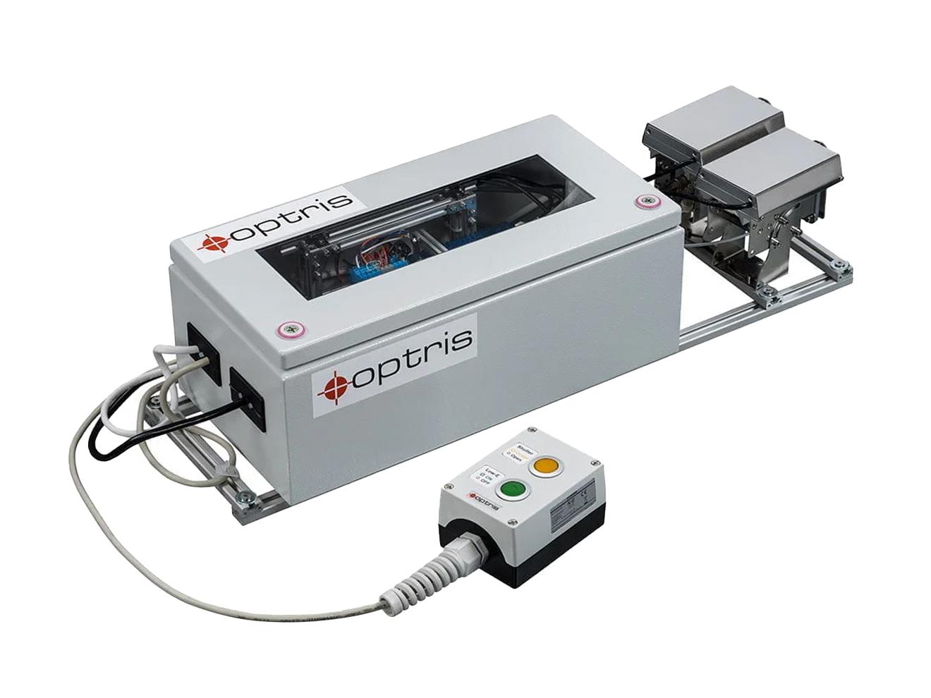 Top Down Glass Inspection System - PI 640i + CT 5GL | Optris 640 R