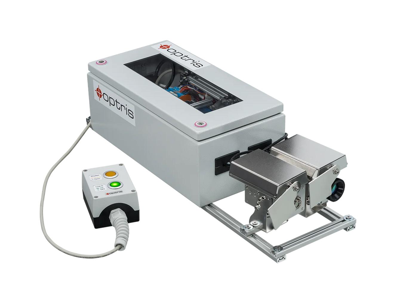 Top Down Glass Inspection System - PI 640i + CT 5GL | Optris 640 R