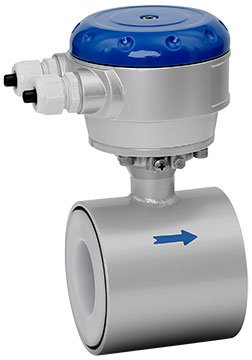 Electromagnetic Flow Sensor - Economical, 3x100% Diagnostics | KROHNE OPTIFLUX 1000