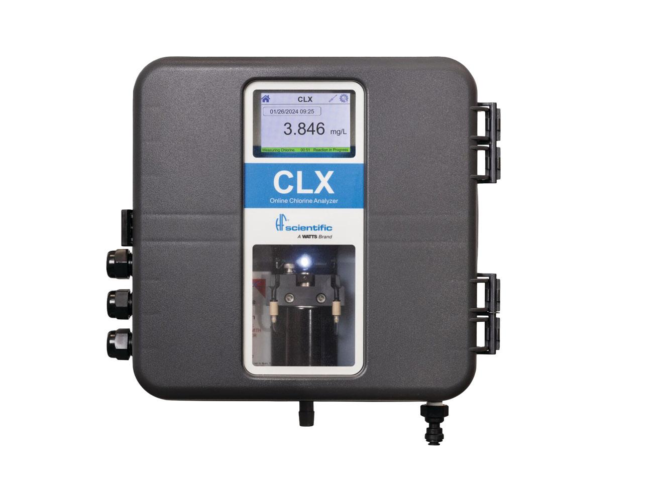 HF Scientific CLX Online Residual Chlorine & Oxidant Monitor | DPD Colorimetric Industrial Water Quality Analyzer