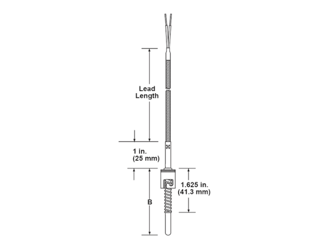 Rigid Sheath Bayonet Thermocouple - Spring Loaded | Watlow