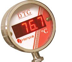 Digital Temperature Gauge - 4-20mA Output, LED Display | Intempco DTG03