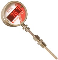 Digital Temperature Gauge - 4-20mA Output, LED Display | Intempco DTG03