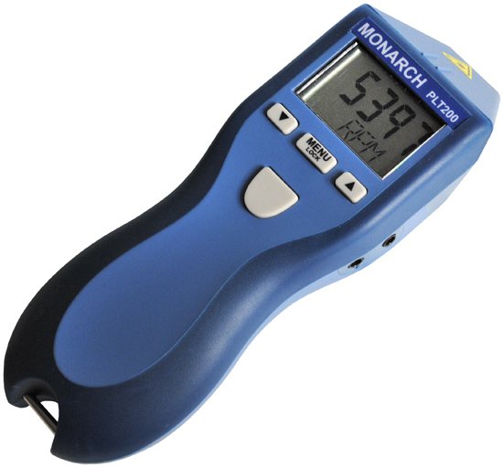 Laser Tachometer - 200,000 RPM Optical Contact | Monarch Pocket Laser Tach 200