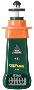 Pocket Contact Tachometer - 10-20,000 RPM | Extech 461750