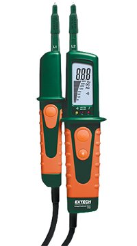 Digital Voltage Tester - 0-480V AC, 0-690V DC, Backlit LCD | Extech VT30