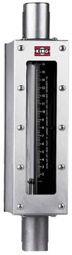 Glass Tube Rotameter - 250mm, Dual Ports, 70 Ranges | King 7910 Series