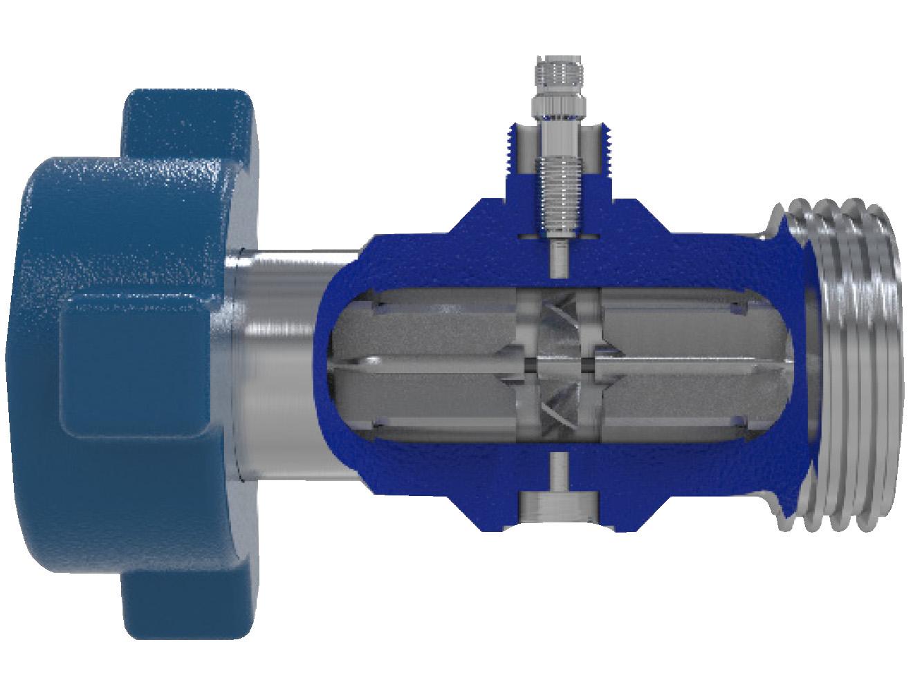 High Pressure Liquid Turbine Flow Meter - 15-600GPM, 850°F | Turbines Inc. HP Series