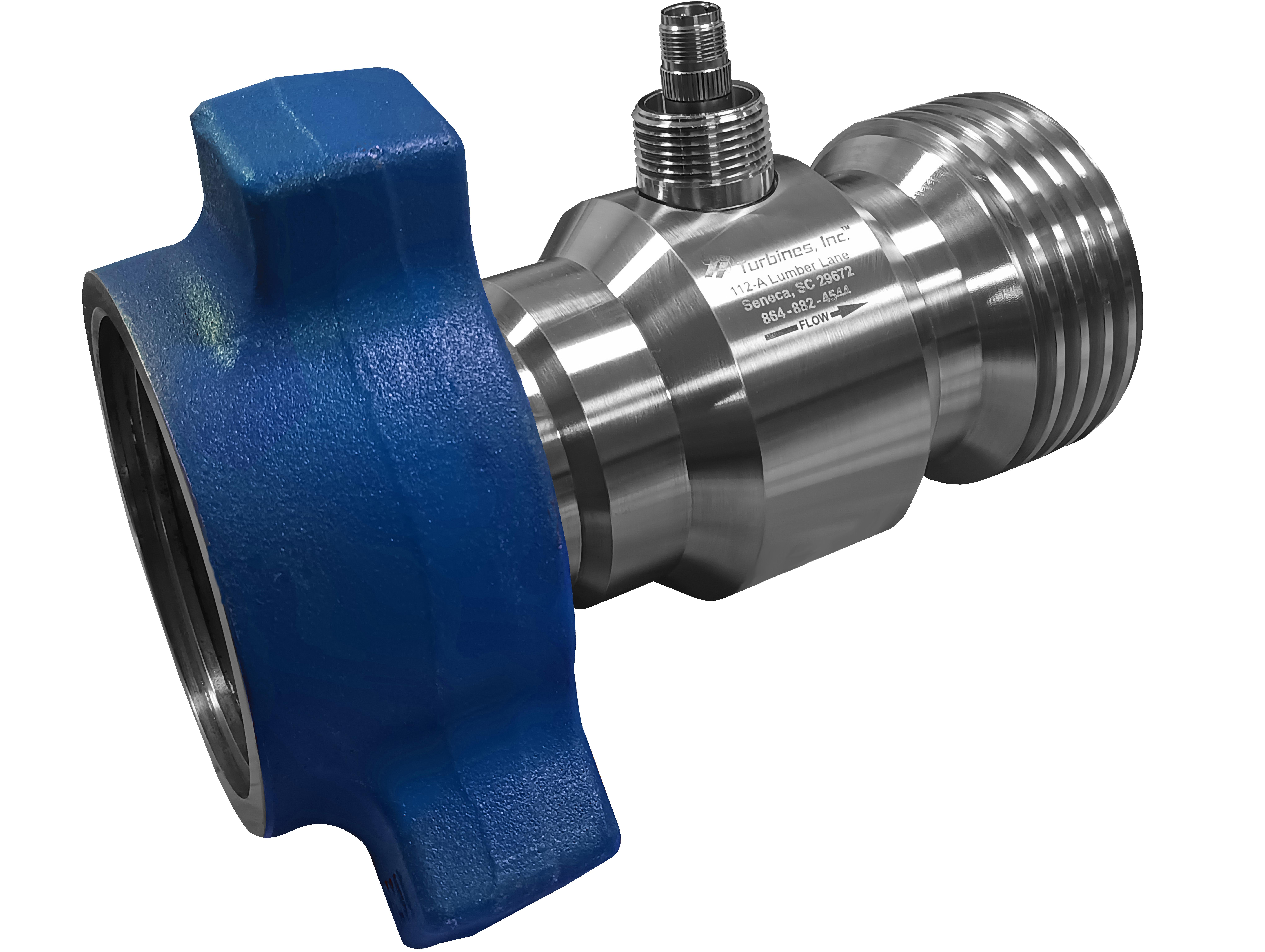 High Pressure Liquid Turbine Flow Meter - 15-600GPM, 850°F | Turbines Inc. HP Series