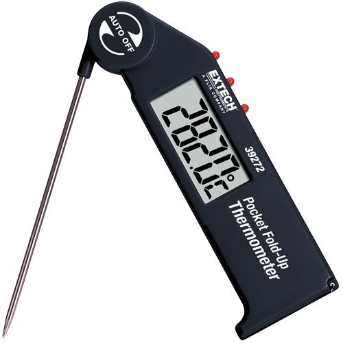 Fold-Up Pocket Thermometer - 4.5＂ Probe, MIN/MAX | Extech 39272