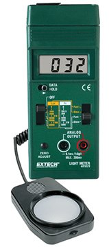Foot Candle Lux Meter - 5,000 Fc Range | Extech 401025