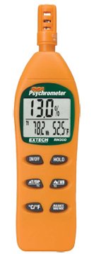 Hygro-Thermometer Psychrometer - Compact Handheld | Extech RH300