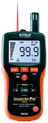 Multifunction Moisture Meter - Pinless Pin IR RH | Extech MO290