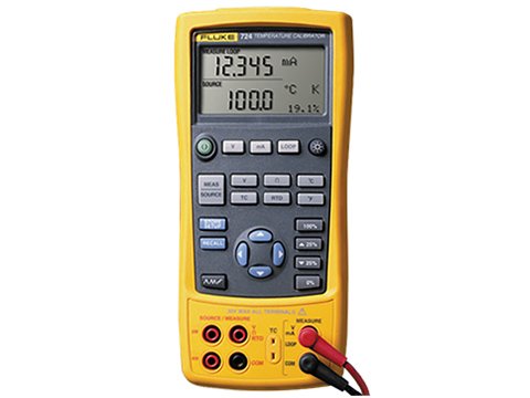 Temperature Calibrator - 12 TC 7 RTD | Fluke 724