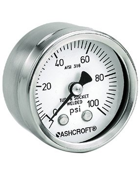 Stainless Steel Analog Gauge - PowerFlex | Ashcroft 1008S