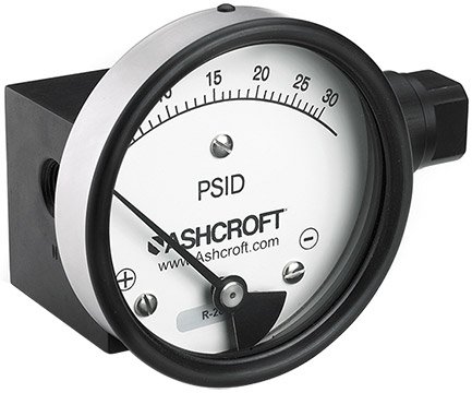 Differential Pressure Gauge - 4 Models | Ashcroft 1130 Series