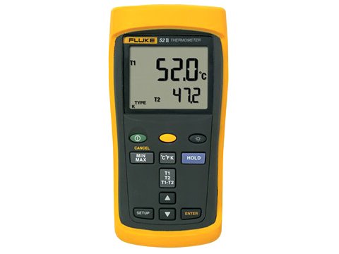 Contact Thermometer - Dual Input, Data Logging | Fluke 50 Series II