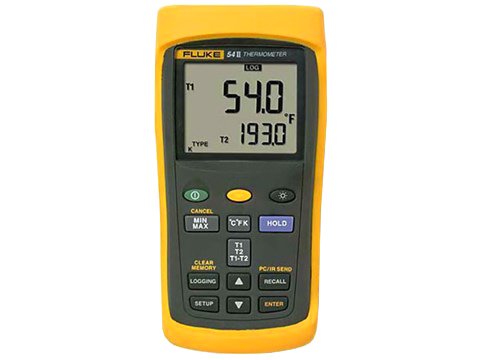 Contact Thermometer - Dual Input, Data Logging | Fluke 50 Series II