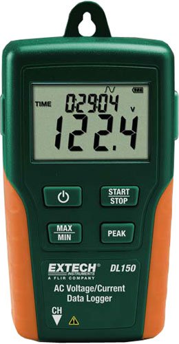 Voltage/Current Data Logger - 600V, 200A, 100k Points | Extech DL150