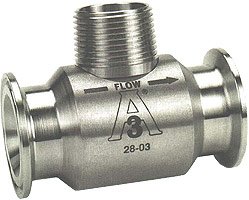 Sanitary Turbine Flow Meter - 1-2in, 3-A, CIP | GPI GSCPS Series