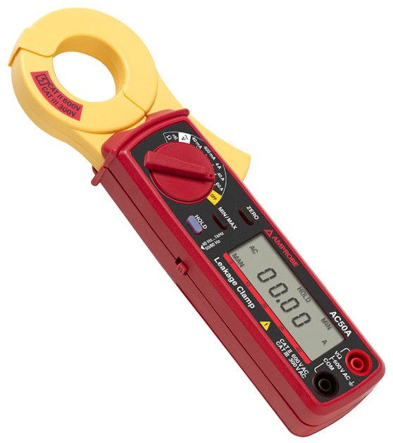 AC Leakage Clamp Meter | Amprobe AC50A 0.01mA Resolution Tester