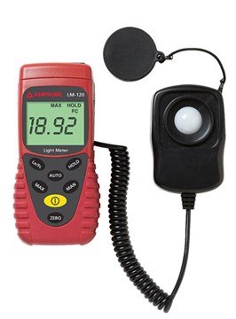 Auto-Ranging Light Meter - 200,000 Lux | Amprobe LM-120