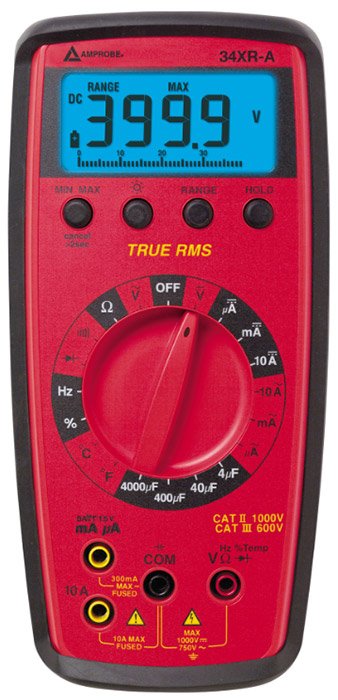 True RMS Multimeter - Temperature Measurement | Amprobe 34XR-A
