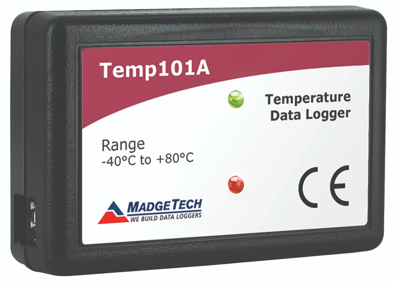 Temperature Data Logger - 1M Readings, 10-Year Battery | MadgeTech Temp101A