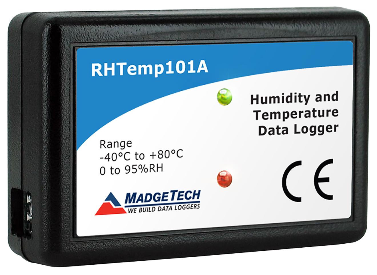 Temperature/Humidity Logger - 10-Year Battery, 1M Readings | MadgeTech RHTemp101A
