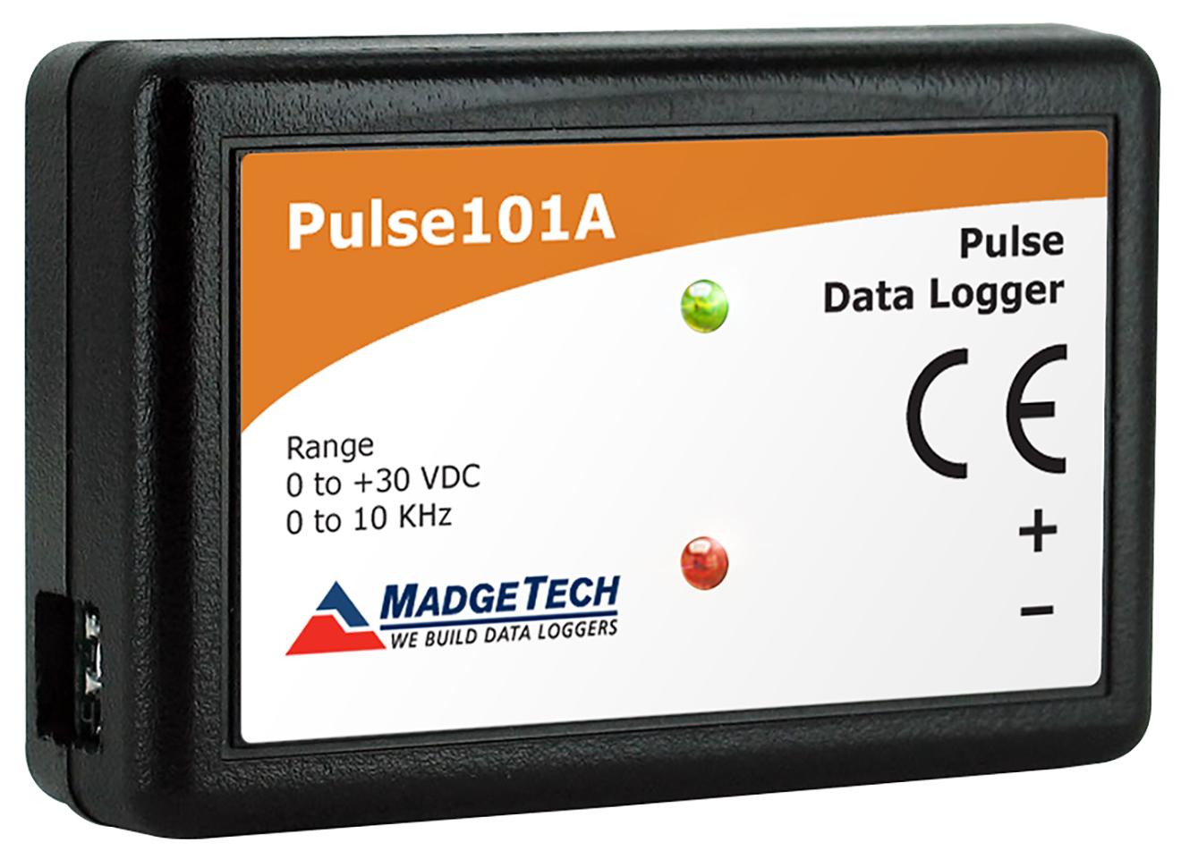 Pulse Data Logger - 10-Year Battery, 500k Readings | MadgeTech Pulse101A
