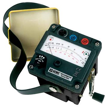 Hand-Cranked Megohmmeter - 250V/500V/1000V | AEMC 6503