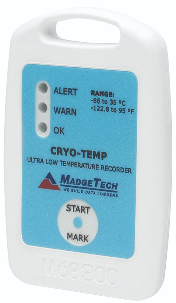 Ultra-Low Temperature Data Logger - -86°C, Splash Resistant | MadgeTech Cryo-Temp