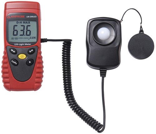 LED Light Meter - 200,000 Lux | Amprobe LM-200LED