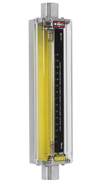 Glass Tube Rotameter - 250/200mm, 35 Ranges | King Silver Series