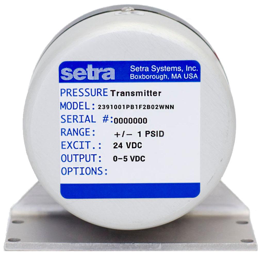 Low Pressure Transducer - Capacitive | Setra 239