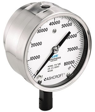 High Pressure Gauge - to 100,000 psi | Ashcroft 1109
