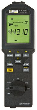 Infrared Tachometer - 6-100,000 RPM USB | AEMC CA1725/CA1727